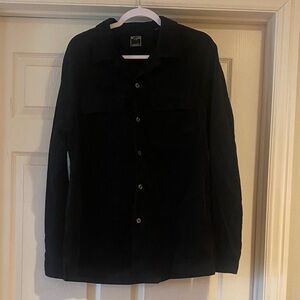 Todd Snyder Black Corduroy Button-Up Shirt Sz M.  NWOT